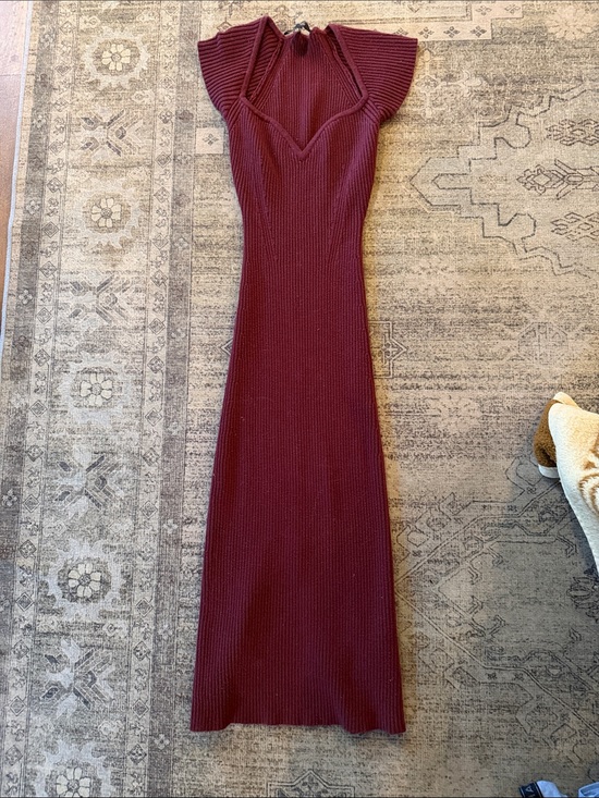 Forever 21 Dresses & Skirts - Forever 21 Ribbed Maxi Dress in Burgundy